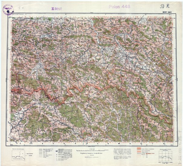 mapa operacyjna Polski 1_300 000 - 85_NOWY_SACZ_1939_2.jpg