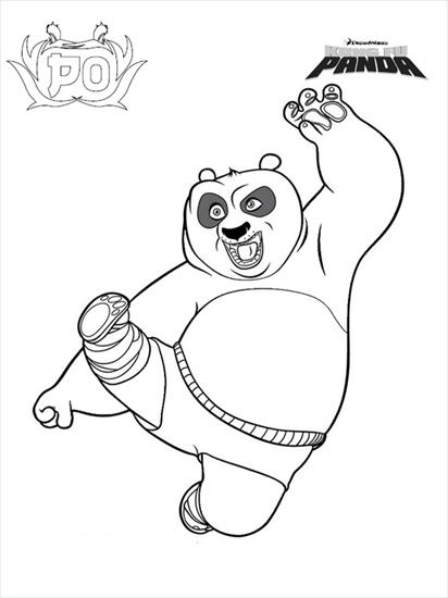 Kung Fu Panda - Kung Fu Panda - kolorowanka 12.jpg