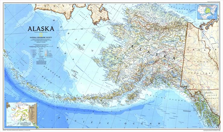 Mapy National Geographic. 539 map. Wysoka jakość - Alaska 1 1994.jpg