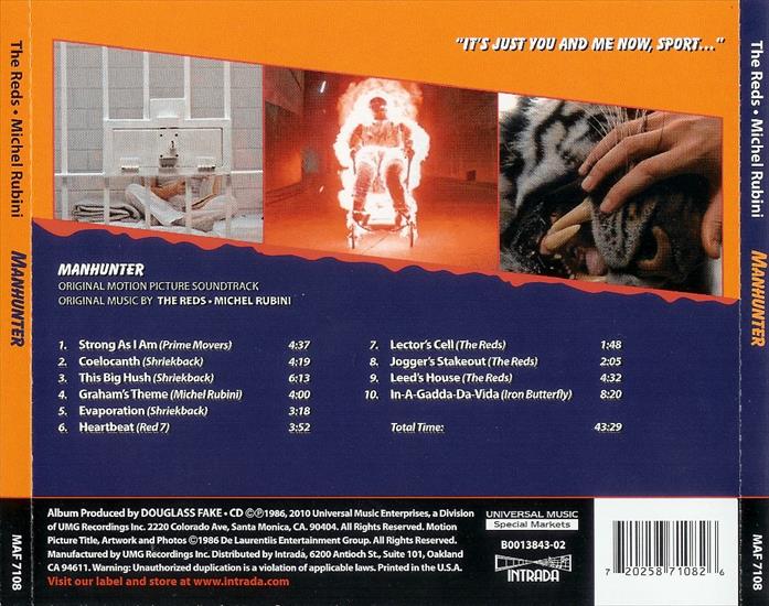 1986 - Manhunter OST Michel Rubini, The Reds - B.jpg