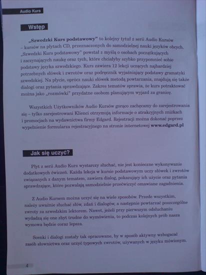 Szwedzki - Kurs podstawowy - książka - DSC00835.JPG