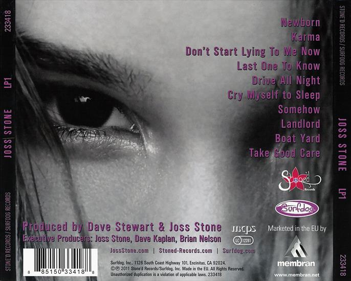 Joss Stone - LP1 2011 - Joss Stone Back.jpg