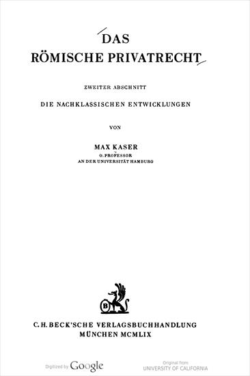 Kaser, M Das romische Privatrecht Munchen Beck v 2 uc1.b4503257 - 0007.png
