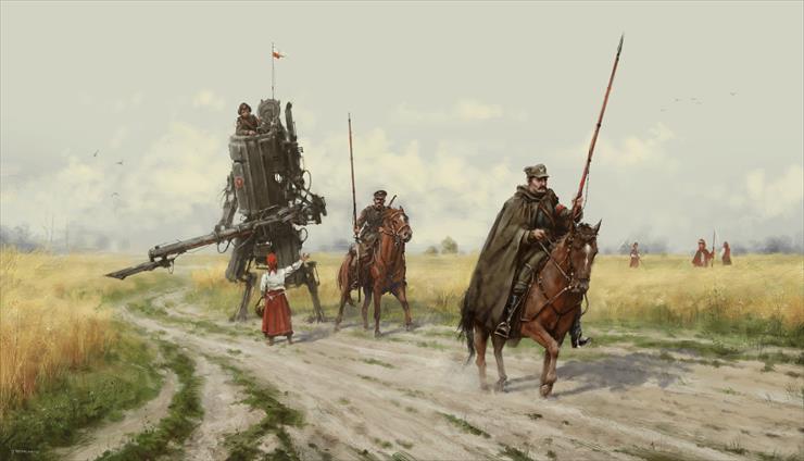 Obrazy - jakub-rozalski-1920-polanian-lancers-on-the-patrol.jpg